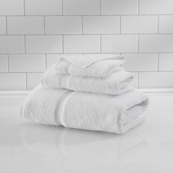 1888 Mills Bath Towel, 27x50, 14 lb, Crown Touch, 12PK B557-U-WHT-1-CT20
